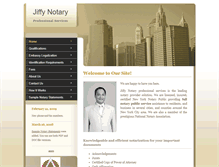 Tablet Screenshot of jiffynotary.com